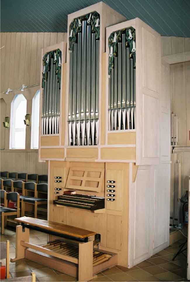 Söderkyrkan, interiört, orgeln.