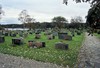 Äldre del av kyrkogården.