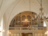 Borgeby kyrka, läktare och orgel.