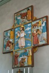 Altaruppsats av A Bryth i Barne-Åsaka kyrka. Neg.nr. 04/155:03. JPG.