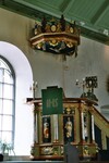 Predikstol i Bärebergs kyrka. Neg.nr. 04/164:02. JPG.