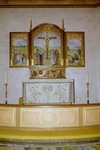 Vänersnäs kyrka, altaruppsatsen.