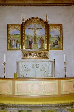 Vänersnäs kyrka, altaruppsatsen.