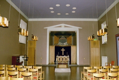 Trons kapell sett mot koret i väster.