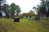 Kyrkogården från öster. 