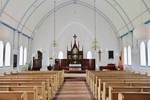Kyrkorummet mot koret i väster