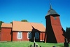 Ölsremma kyrka och klockstapel, från S.