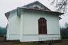 Kyrkan med den vidbyggda sakristian i väster.