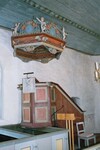 Predikstol i Molla kyrka. Neg.nr. B961_025:11. JPG.
