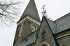 Eriksbergs nya kyrka, mittportal med bevarad nockkam. Neg.nr. B961_018:15. JPG. 