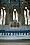Eriksbergs nya kyrka, kor med altarskrank. Neg.nr. B961_019:21. JPG.