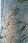 Porträttgravsten på Siene kyrka, detalj. Neg.nr. B961:060:06. JPG. 