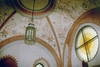 Takmålningar från 1950-talet i västra vapenhuset i Gustav Adolfs kyrka.