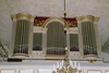 Orgeln i Toarps kyrka har kvar fasaden från 1856.