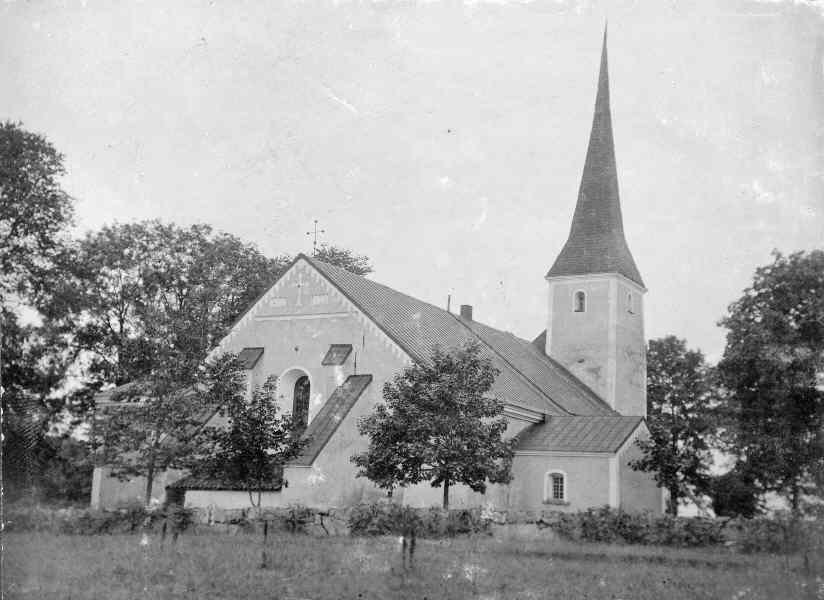 Aspö kyrka från nordöst