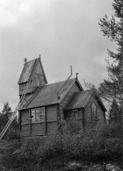 Norra Bergnäs kapell från sydväst