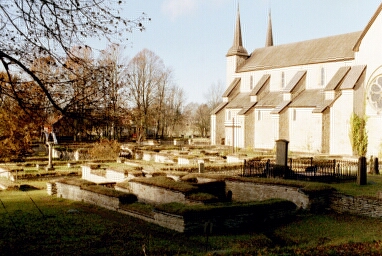 Varnhems klosterkyrka. Klosterområdet. Neg.nr 02/176:11