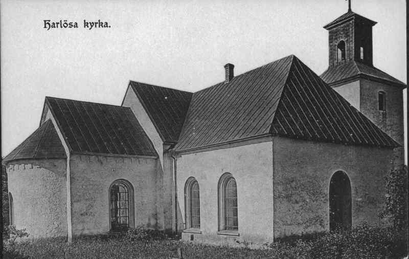 Harlösa kyrka mot nordöst