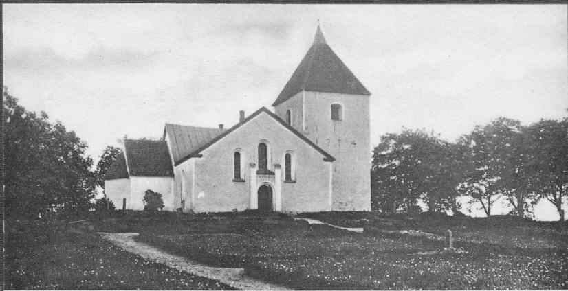 Östra Strö kyrka mot norr