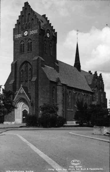 Hässleholms kyrka mot sydväst