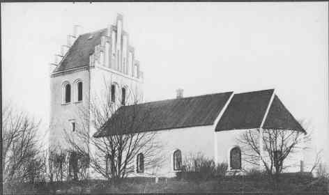 Västra Torups kyrka mot söder