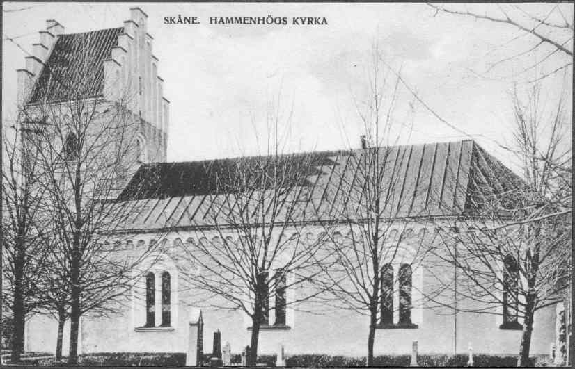 Hammenhögs kyrka mot söder