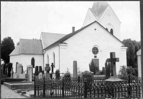 Västra Nöbbelövs kyrka mot norr