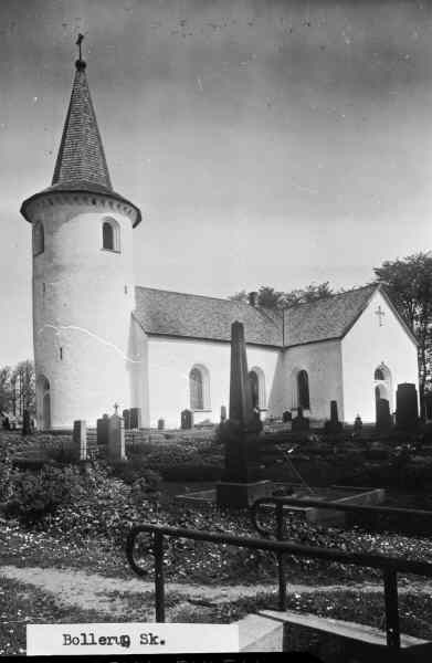 Bollerups kyrka mot sydväst