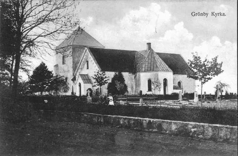 Grönby kyrka mot sydöst