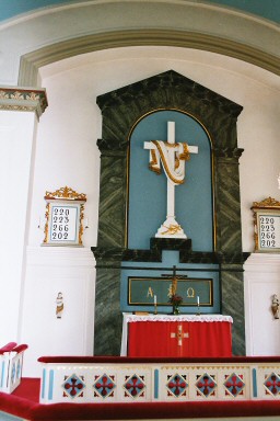 Kinne-Kleva kyrka, altaret. Neg.nr 03/212:11.jpg