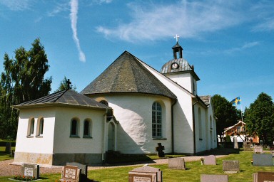 Källby kyrka och kyrkogård. Neg.nr 03/195:22.jpg