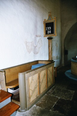 Skeby kyrka, korbänk. Neg.nr 03/199:13.jpg