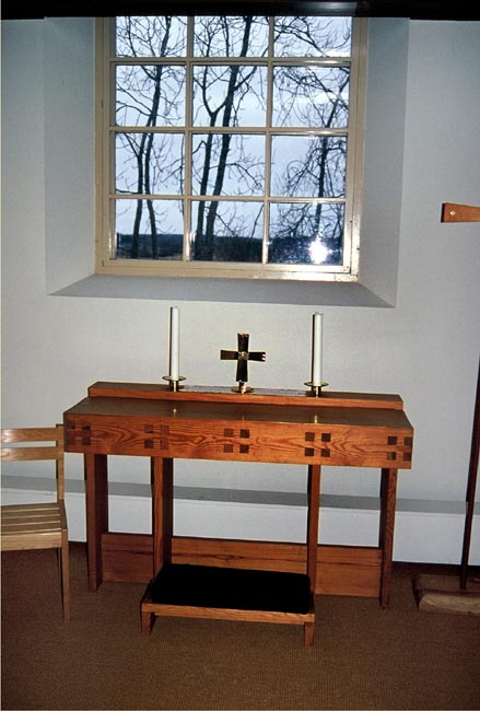 Altaret i sakristian. 