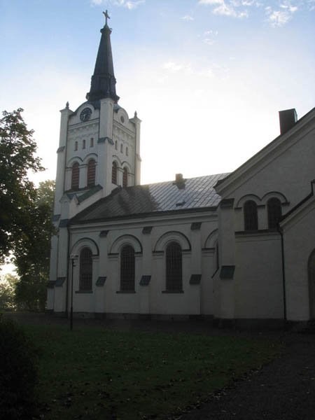 Västra Eds kyrka från norr.