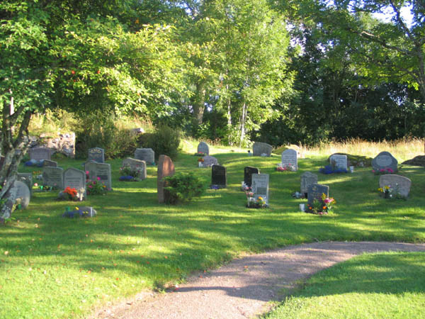 Del av Nya kyrkogården.  