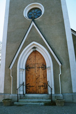 Tornportal på Flakebergs kyrka. Neg.nr. 03/285:14. JPG. 