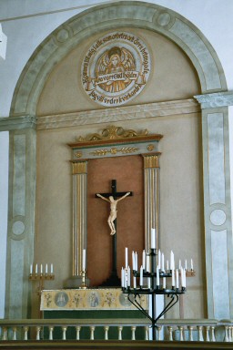 Altarvägg i Sparlösa kyrka. Neg.nr. 04/144:12. JPG.