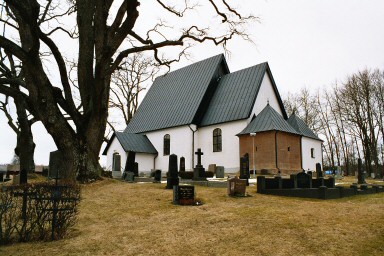 Exteriör av Grevbäcks kyrka. Neg.nr. 03/249:01. JPG. 