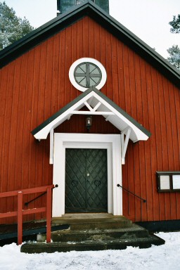 Ingång till Svärtans kapell. Neg.nr. 03/243:08. JPG.