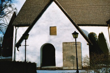 Norra Fågelås kyrkas vapenhus. Neg.nr. 03/239:18. JPG. 