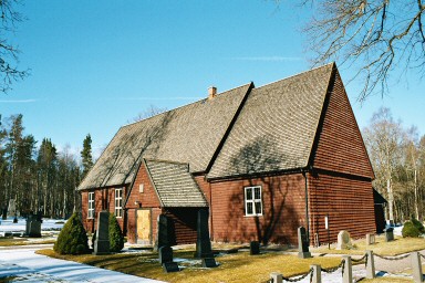 Exteriör av Södra Fågelås kyrka. Neg.nr. 03/245:11. JPG. 