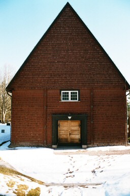 Västgavel på Södra Fågelås kyrka. Neg.nr. 03/245:10. JPG. 