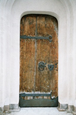 Medeltida port i Ransberg kyrkas vapenhus. Neg.nr. 03/227:02. JPG. 