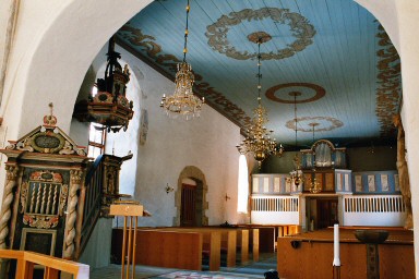 Interiör av Ransbergs kyrka. Neg.nr. 03/248:11. JPG.