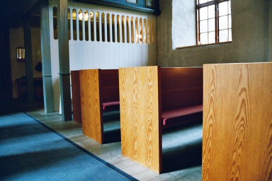 Bänkinredning i Ransbergs kyrka. Neg.nr. 03/228:04. JPG.