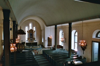 Interiör av Tidaholms kyrka. Neg.nr. 04/183:22. JPG.