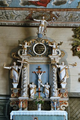 Altaruppsats i Brandstorps kyrka. Neg.nr. 04/177:03. JPG.