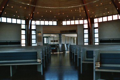 Interiör av Sankt Johannes kyrka i Habo. Neg.nr. 04/165:05. JPG.
