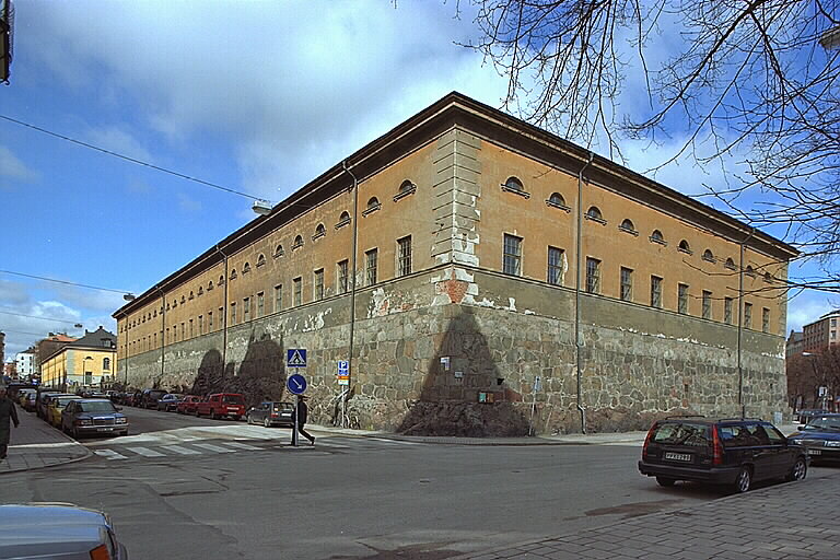 Östra stallet i hörnet Storgatan Banérgatan
