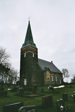 Södra Härene kyrka, uppförd 1910 efter ritningar av Gustaf Améen. Neg.nr. B961_037:05. JPG. 